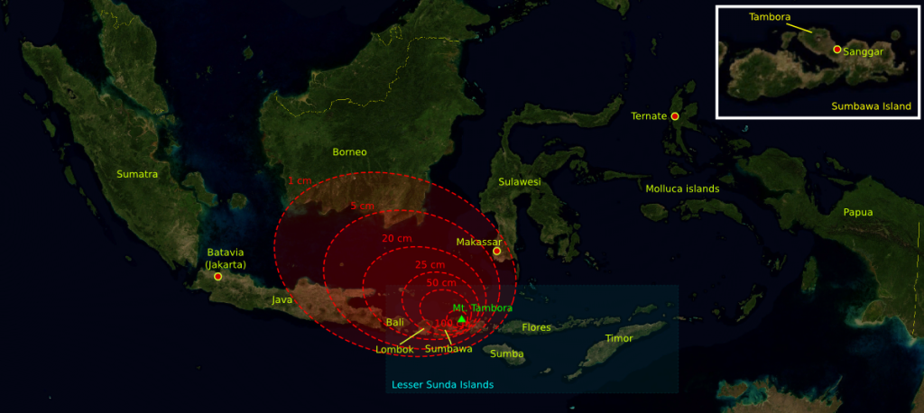 Erupcja wulkanu Tambora w 1815 roku