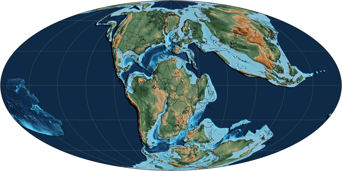 paleogeografia kreda