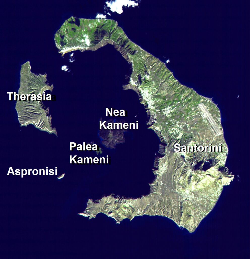 Kaldera Santorynu