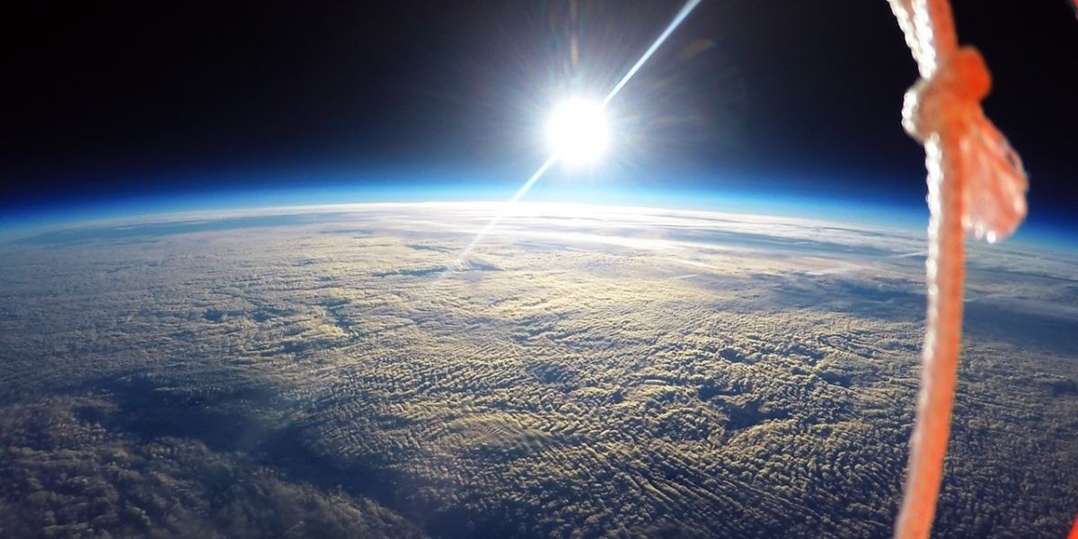 Ziemia widziana z dużej wysokości