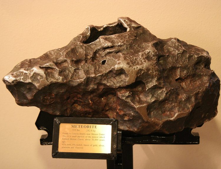Meteoryt Canyon Diablo. Fot. Dave Pape / Wikimedia Commons, CC BY 2.0.